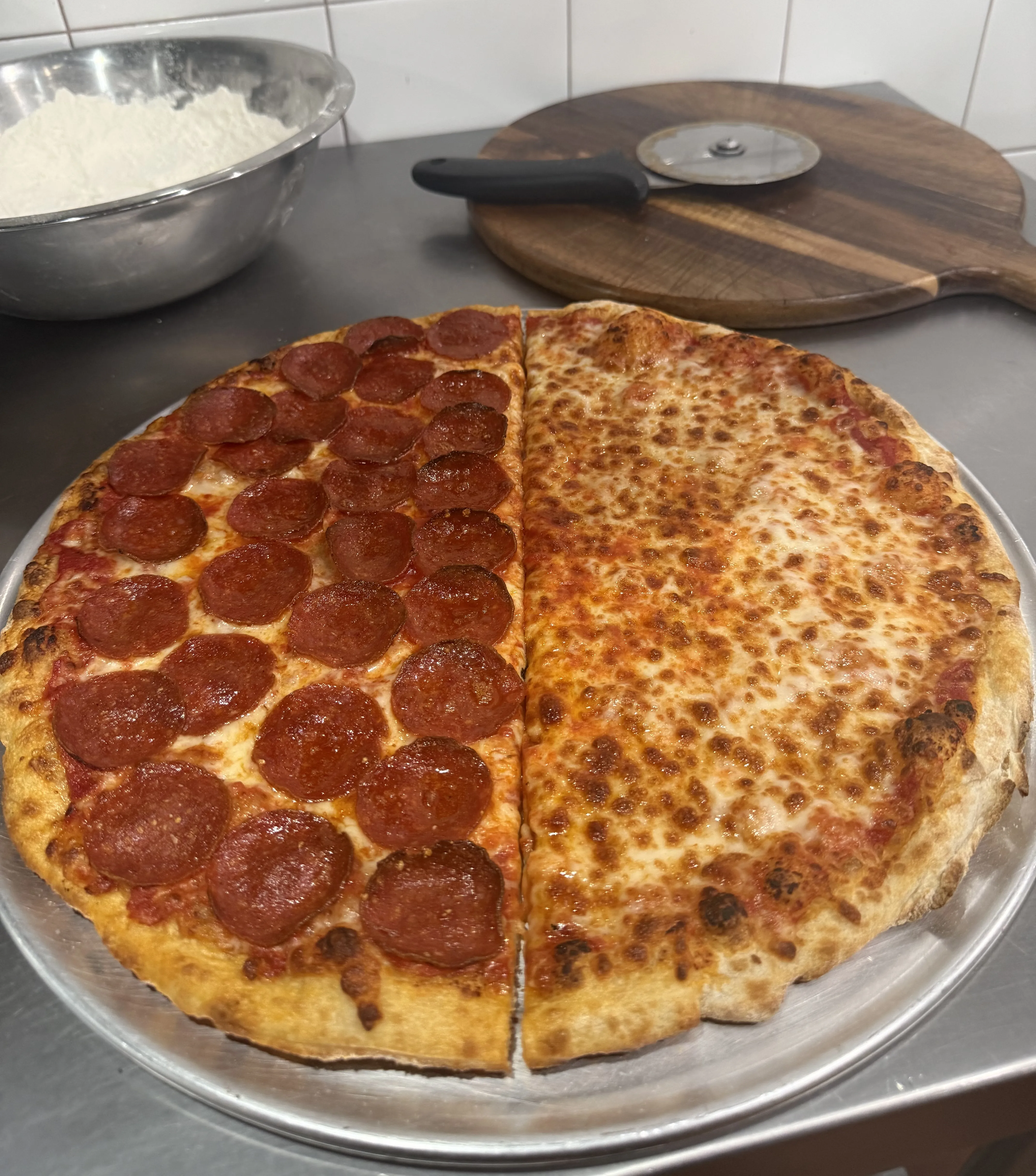 Half & Half Pepperoni & Cheese